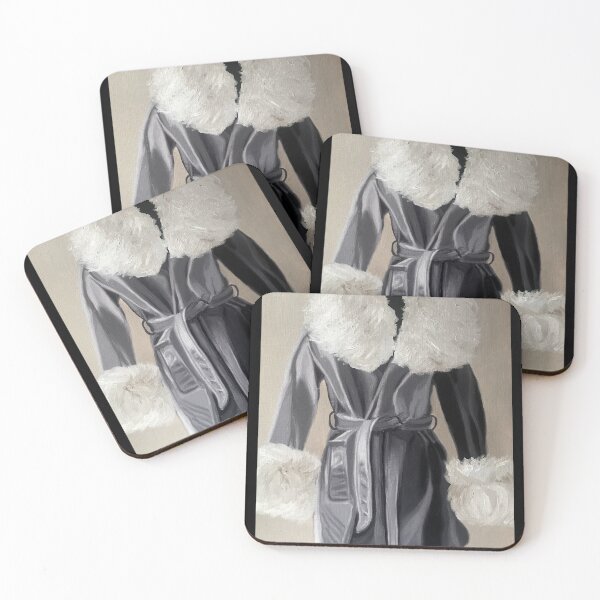 Item preview, Vintage leather coat, fine art print designed and sold by valeriehannan.
