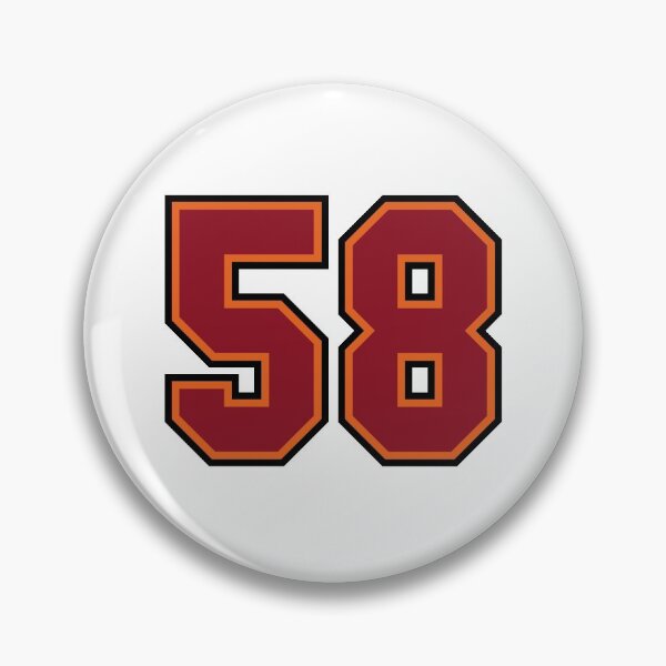 Item preview, Number 58 Sports Tampa Fifty-Eight Jersey designed and sold by HelloFromAja.