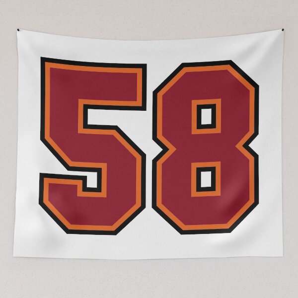 Item preview, Number 58 Sports Tampa Fifty-Eight Jersey designed and sold by HelloFromAja.