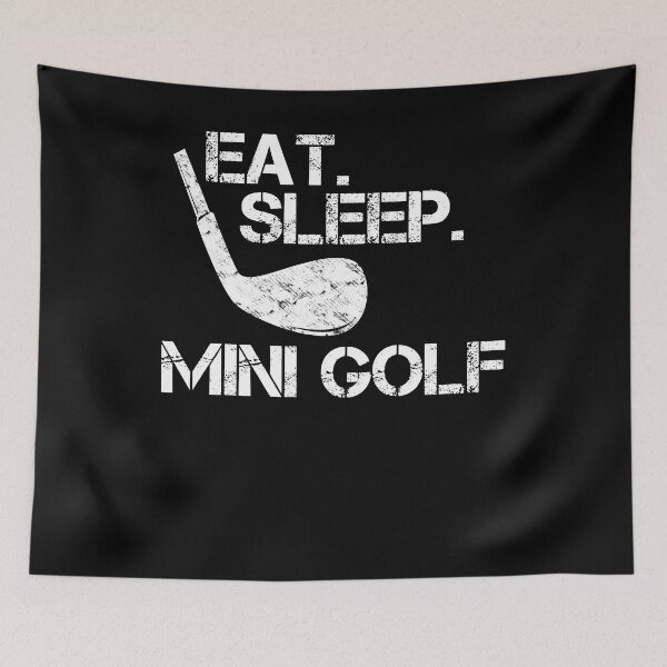 Item preview, Minigolf eat sleep saying designed and sold by Imutobi.
