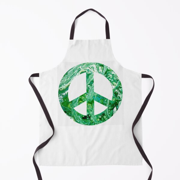 Item preview, Green Peace Symbol designed and sold by PaintedbyCarol.