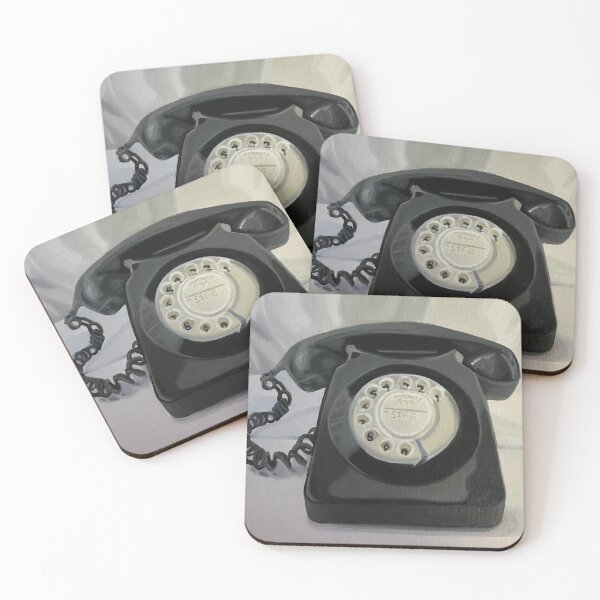 Artikelvorschau, Kunstdruck eines Vintage-Telefons entworfen und verkauft von valeriehannan.