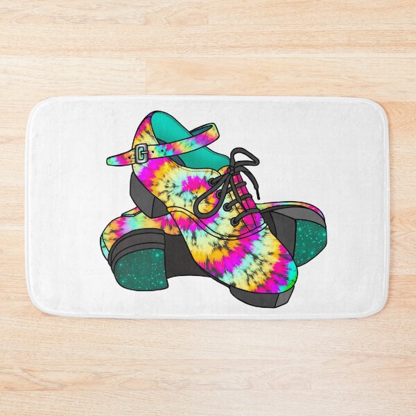 Item preview, Irish Dance Hard Shoes - Rainbow Tie Dye designed and sold by theBlueKazoo.