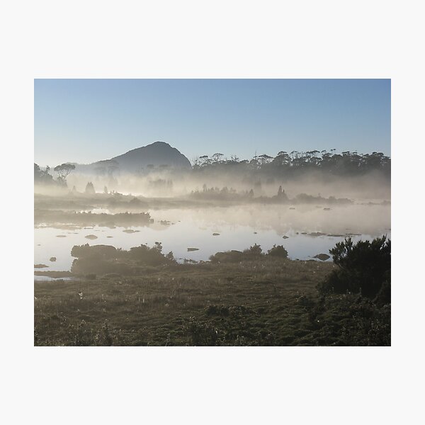 Item preview, Mount Pillinger and mist on Tarn of Islands - Peter designed and sold by PeterJF.