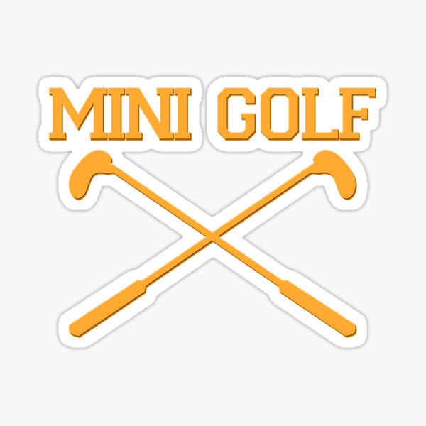 Item preview, Mini golf golf golf clubs text designed and sold by Imutobi.