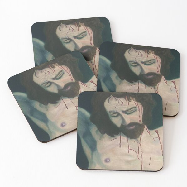 Item preview, Fine art print of Jesus oil painting  designed and sold by valeriehannan.