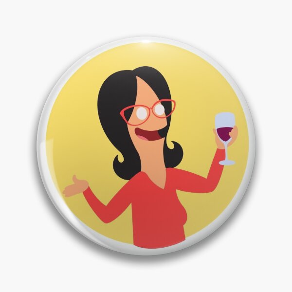 Item preview, Linda and her wine designed and sold by By-The-Chum.