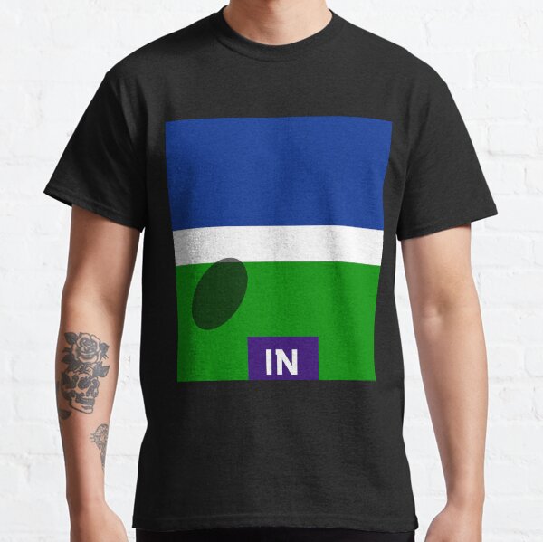 Item preview, IN OUT Tennis Ball Hard Court Premium T-Shirt designed and sold by gnunes81.