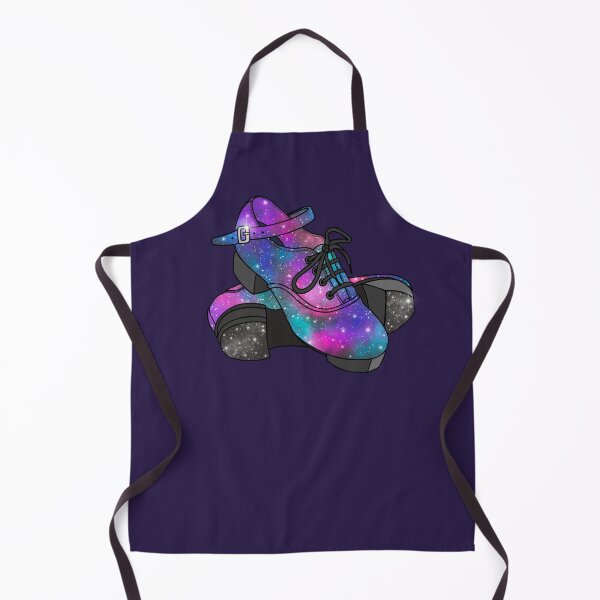 Item preview, Irish Dance Shoes - Sparkly Stars - Galaxy Space Jig Shoes designed and sold by theBlueKazoo.