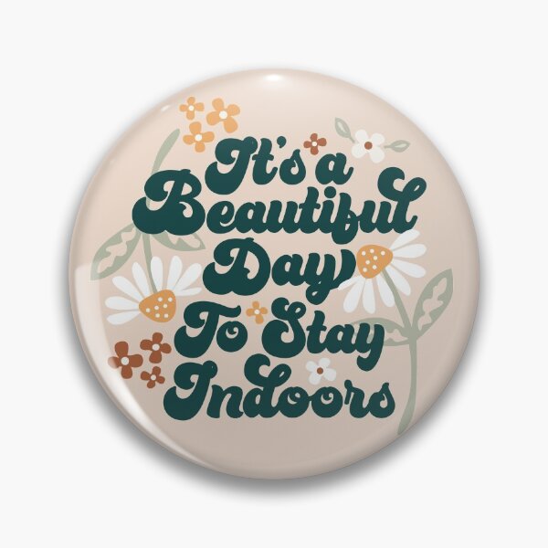 Item preview, It's a Beautiful Day To Stay Indoors - Green designed and sold by pesky-penguins.