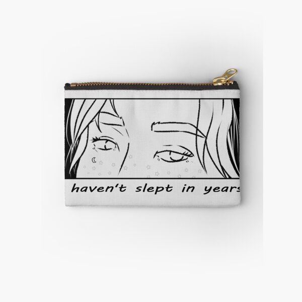 Item preview, Havent slept in years (Alternative line work of a tired girl) designed and sold by SleepyHeadArt.