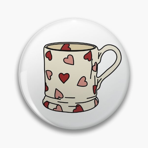 Item preview, Heart Mug - Emma Bridgewater Sticker designed and sold by clarartisan.