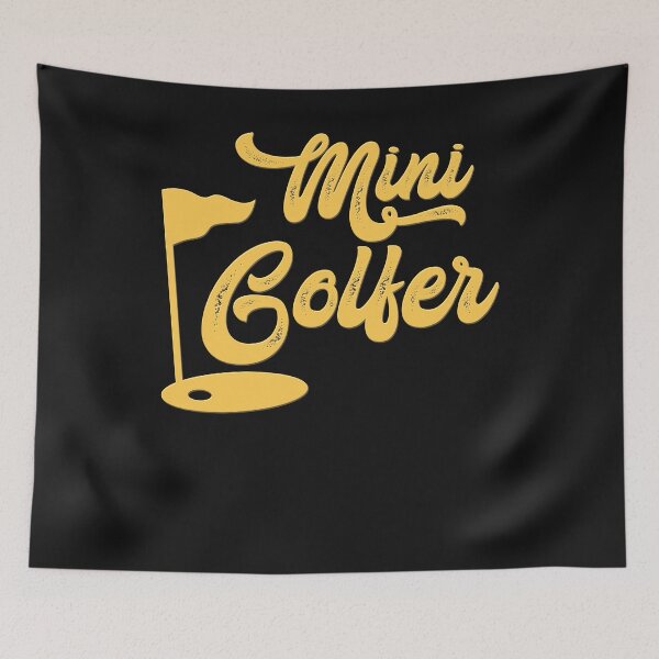 Item preview, Mini Golf Golfer Mini Golf Text designed and sold by Imutobi.