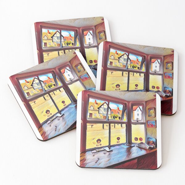 Item preview, Village cafe designed and sold by Lamming Art.