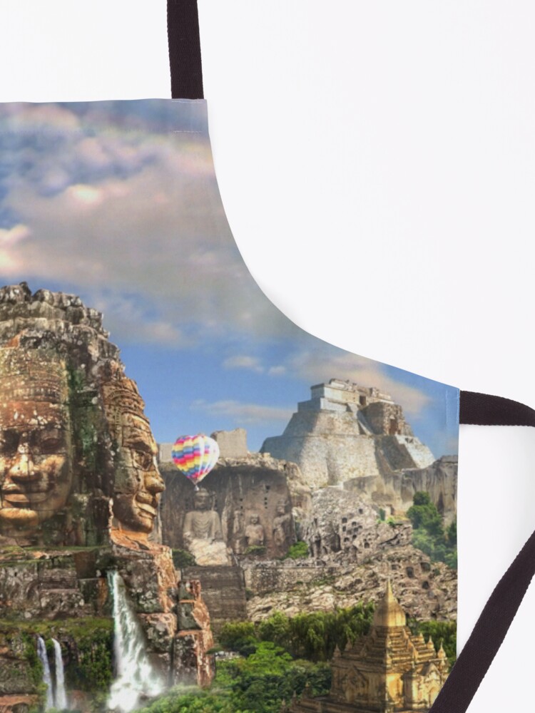 Alternate view of Valley Of The Temples - spiritual, peaceful temple art coexist Apron