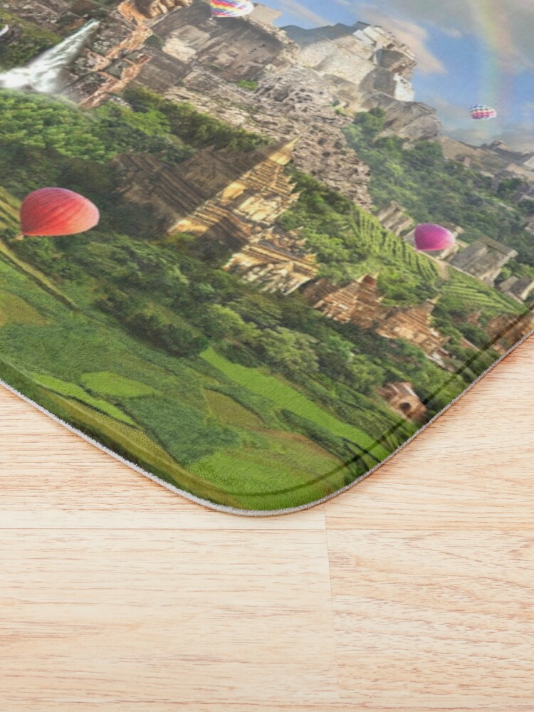 Alternate view of Valley Of The Temples - spiritual, peaceful temple art coexist Bath Mat