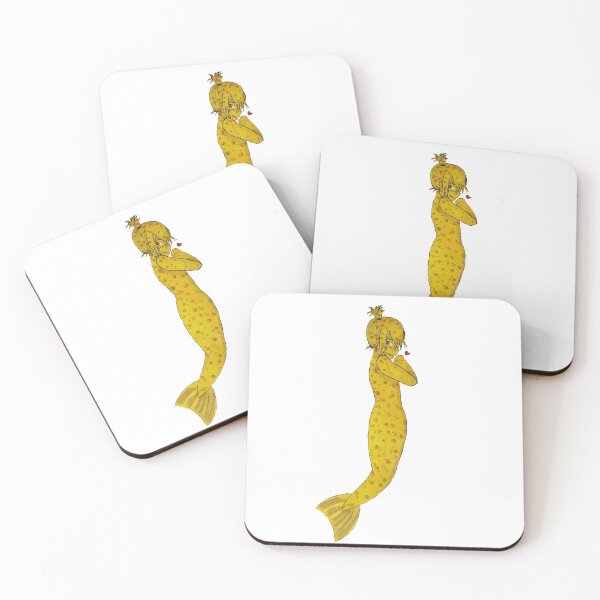 Item preview, Ostracion Cubicus~Yellow Boxfish merman designed and sold by AmelieHalkias.