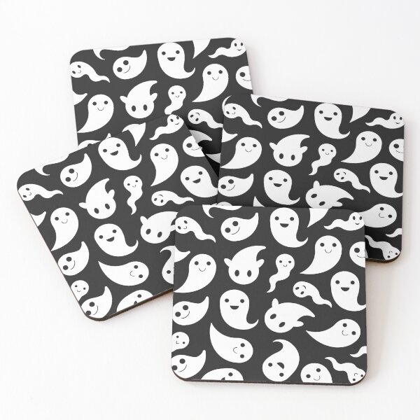 Item preview, Spooky Cartoon Ghost Halloween Pattern designed and sold by MillerDesigns.