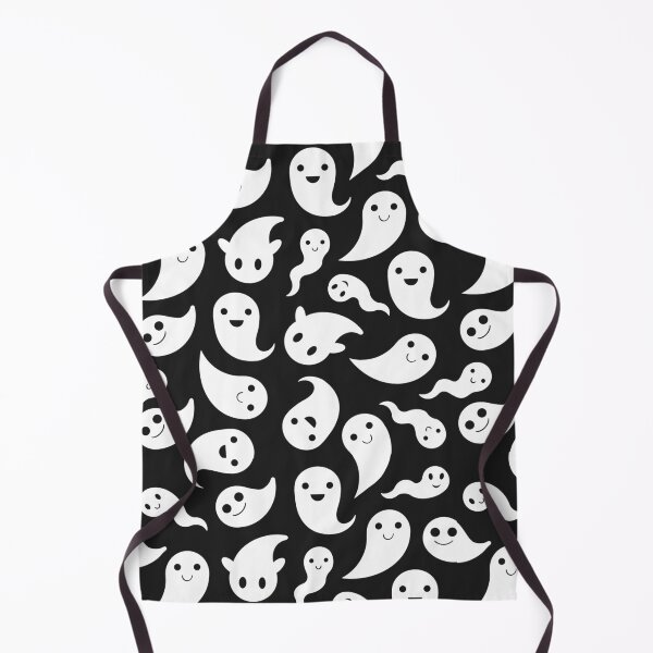 Item preview, Spooky Cartoon Ghost Halloween Pattern designed and sold by MillerDesigns.
