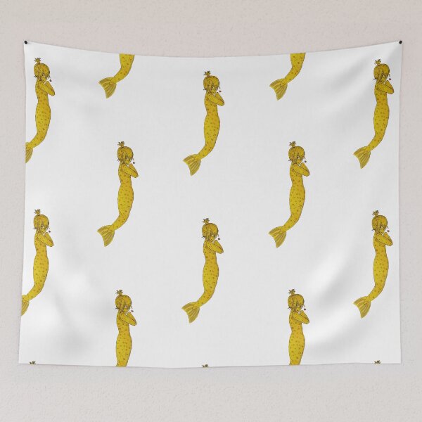 Item preview, Ostracion Cubicus~Yellow Boxfish merman designed and sold by AmelieHalkias.