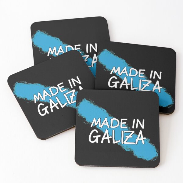 Item preview, Made in Galiza with Galician flag- black designed and sold by Galitenda.