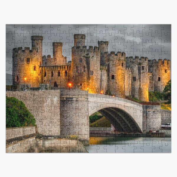 Conwy Castle At Night Jigsaw Puzzle