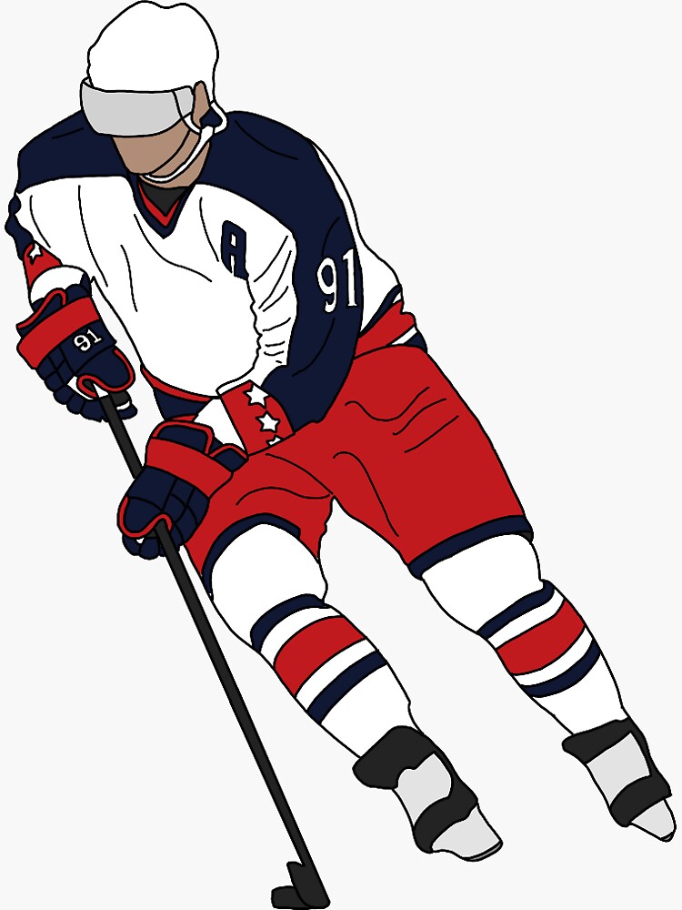 Sergei Fedorov Hockey Player Vintage Ice Hockey Design 