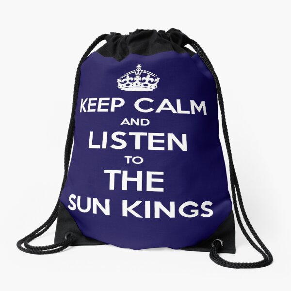 The Sun Kings - Keep Calm and Listen Drawstring Bag