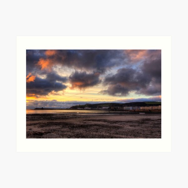 Dawn over Douglas in the Isle of Man Art Print