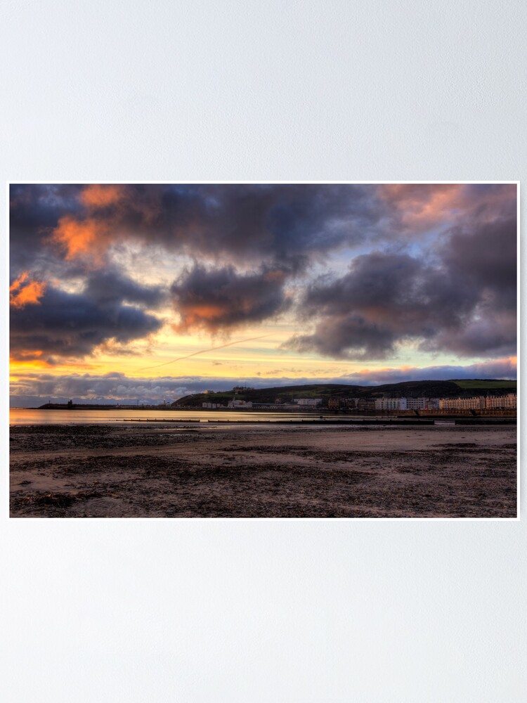 Alternate view of Dawn over Douglas in the Isle of Man Poster