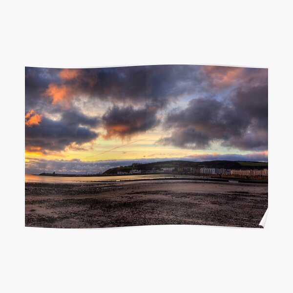 Dawn over Douglas in the Isle of Man Poster