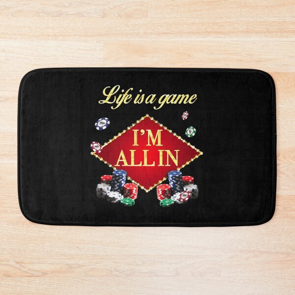 Item preview, Life is a game, I'm all in designed and sold by Camelot71.