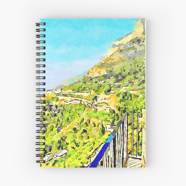 Item preview, Landscape of the Amalfi Coast from the balcony of a hotel designed and sold by Giuseppe Cocco.
