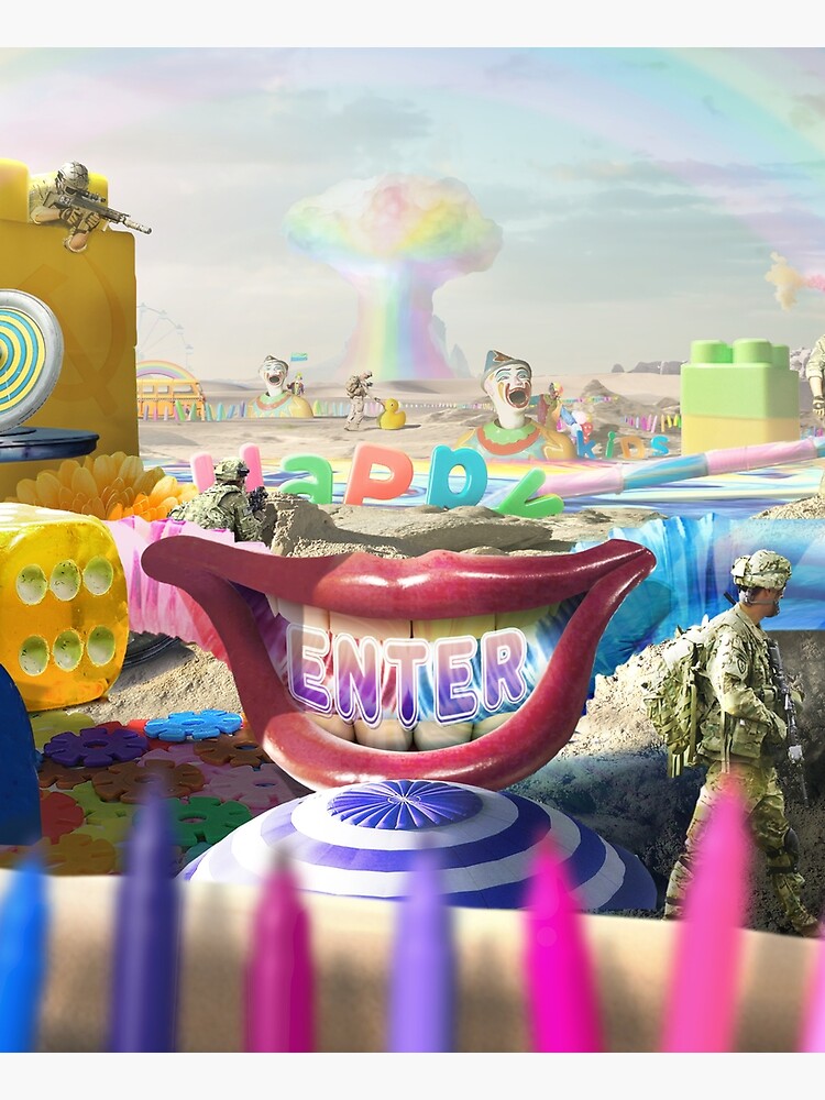 Clown Wasteland - trippy, surreal art by EPMattson