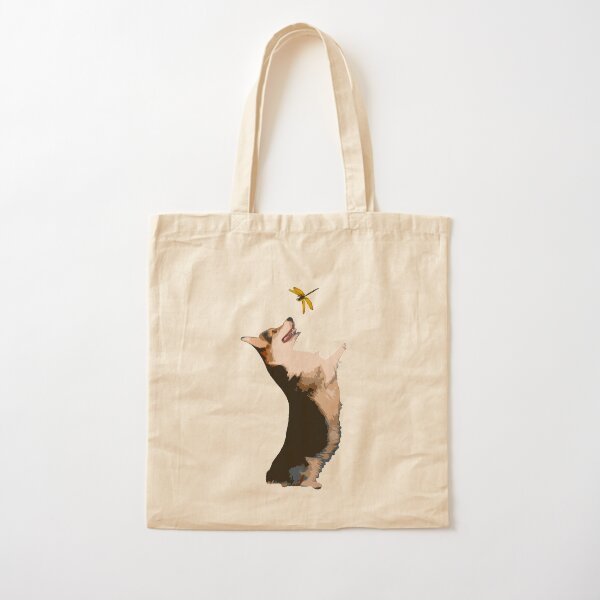 Corgi Canvas Tote Bag - Synthwave Corgi Canvas Tote Bag - Synthwave