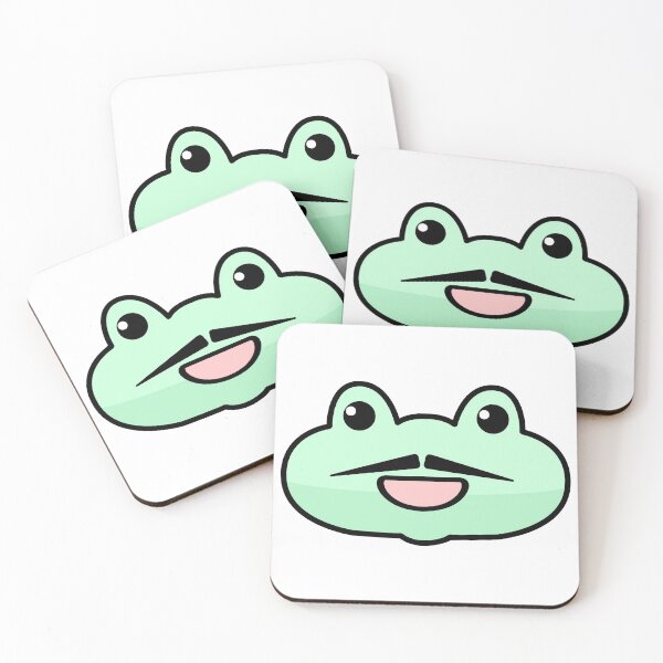 Item preview, Cute Mr. Frog with mustache minimal design designed and sold by MinimalDM.