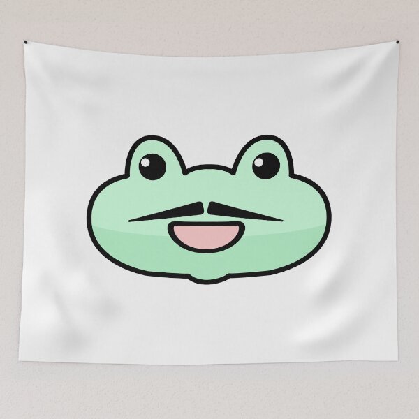 Item preview, Cute Mr. Frog with mustache minimal design designed and sold by MinimalDM.