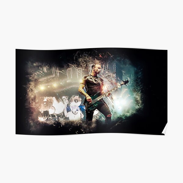 MUSE Histeria Chris Wolstenholme Póster