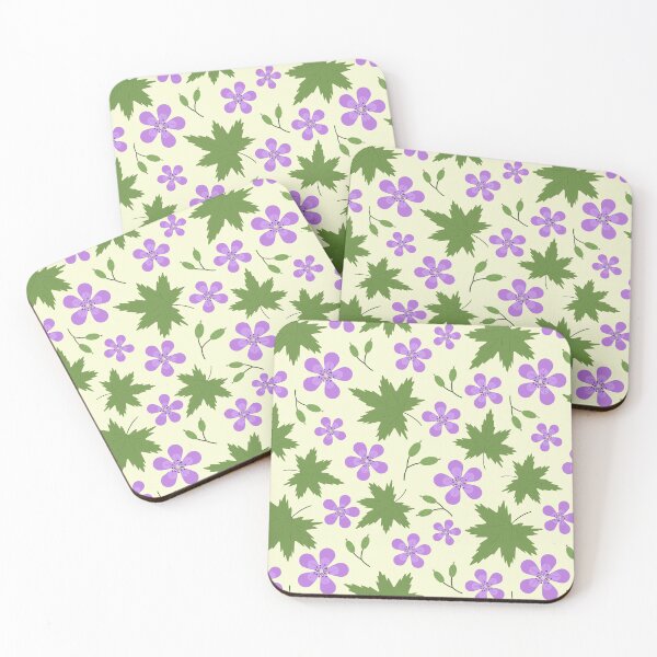 Item preview, Woodland geranium summer pattern designed and sold by EngineerGoC.