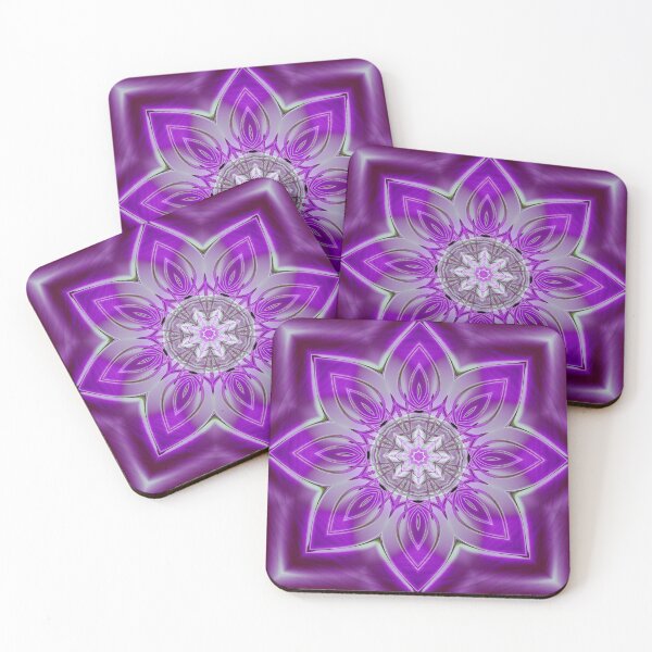 Item preview, Electric Puple Lotus Mandala designed and sold by Edward L Anderson RMCP.