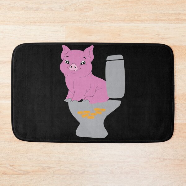 Item preview, Pig in the toilet produces gold coins designed and sold by tarek25.