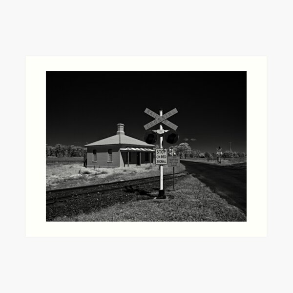 Stop on Red Signal Art Print