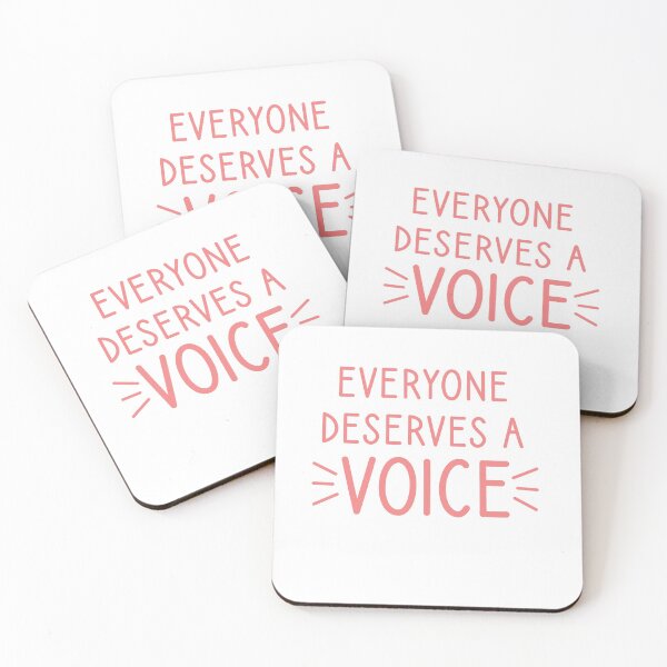 Item preview, Everyone Deserves A Voice designed and sold by Jenna Ross.