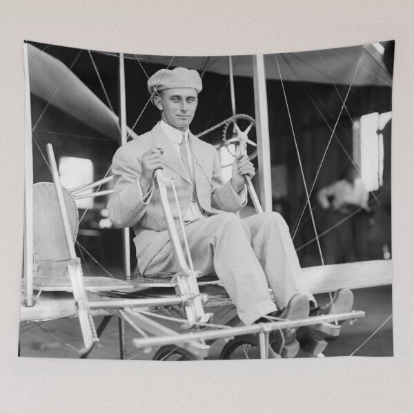 Item preview, Harry Atwood Sitting In Wright Brothers Plane - Circa 1911 designed and sold by warishellstore.