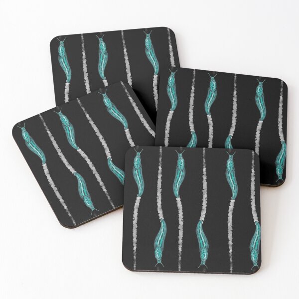 Item preview, Limax Slug Pattern turquoise designed and sold by UroliteArt.