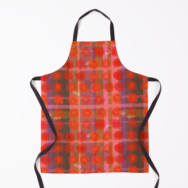 Item preview, Blossoms in Orange Red with Butterflies designed and sold by AltheaTheThird.