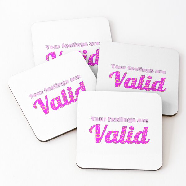 Item preview, Your feelings are valid | mental health quotes designed and sold by ShadowstarArt.