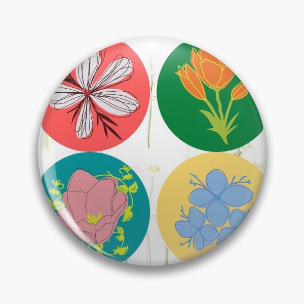 Item preview, four beautiful Flowers shape simple pattern design designed and sold by AnujShah7.