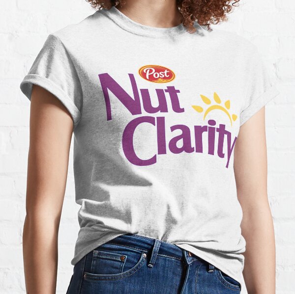 Post Nut Clarity Bran Cereal Logo Parody Classic T-Shirt