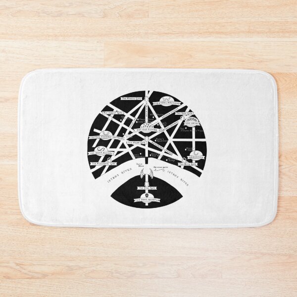 Item preview, Crescent City Map designed and sold by FabledInk.